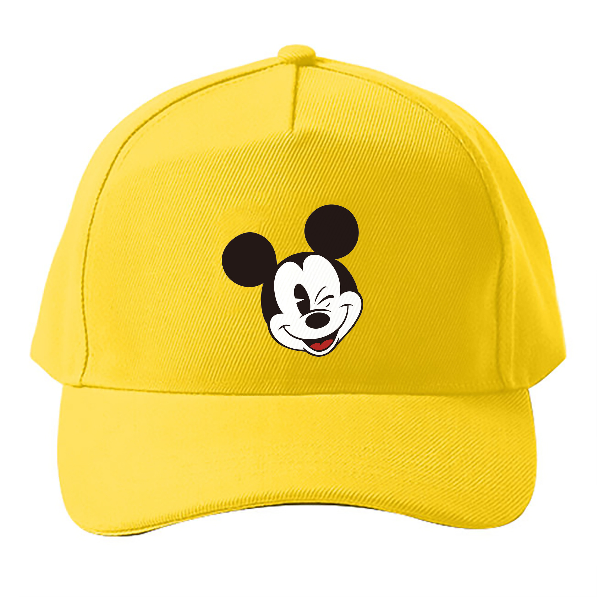 （画像用） ミッキーマウス Mickey Mouse ベースボールキャップ 綿100％ 男女兼用 帽子 スポーツ